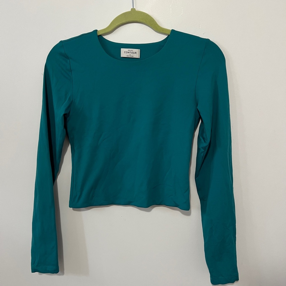 Babaton Teal Contour Top